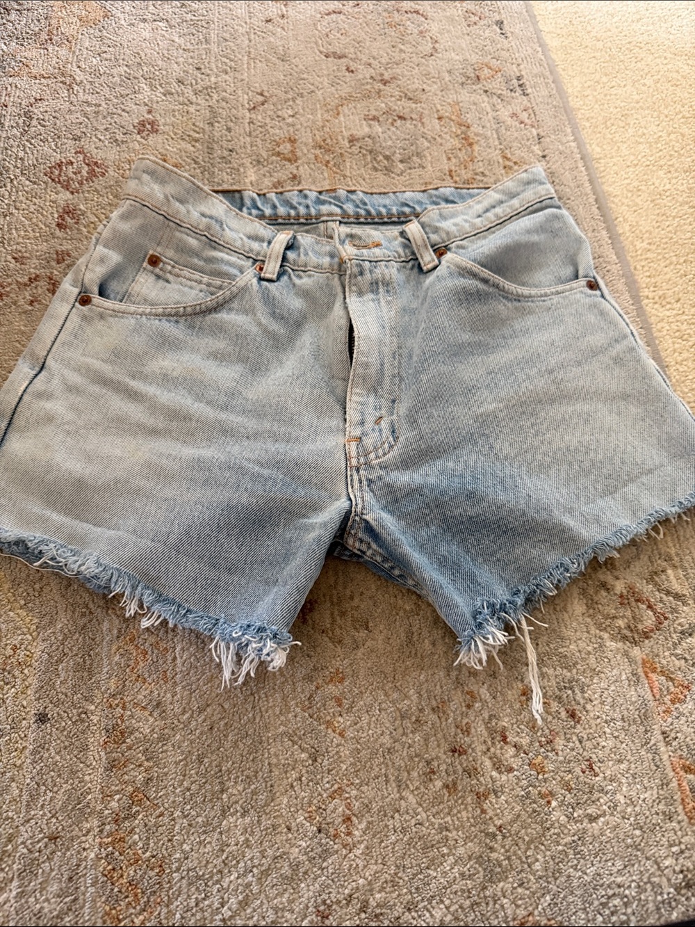 Vintage Levi's Light Blue Denim Cutoff Shorts